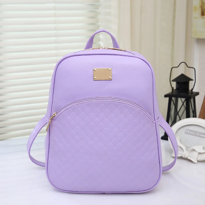 

New Women's PU Leather Backpacks Fashion Daypack Girl School Bag Travel Casual Bags