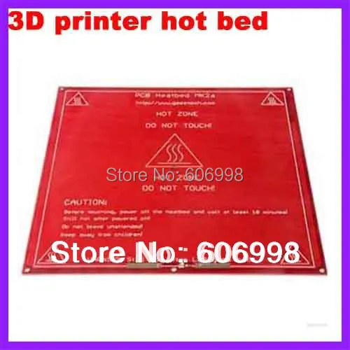 

21.4 X21.4CM RepRap Mendel PCB Heated MK2 for Mendel 3D Printer Hot Bed