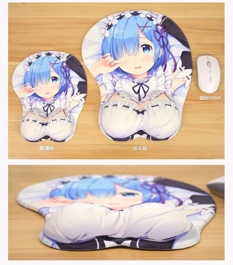 Re:Zero kara Hajimeru Isekai Seikatsu Rem 3D Oppai Mouse Pad