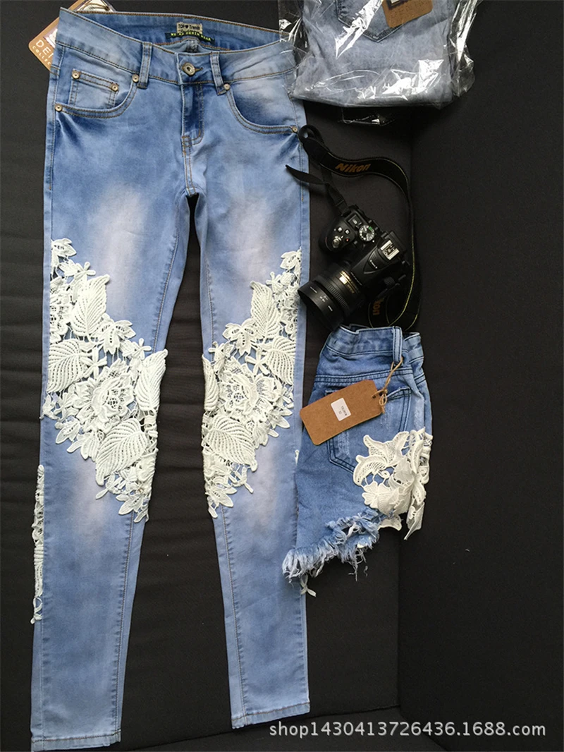 Женские обтягивающие джинсы с низкой талией размера плюс, уличная мода, светильник спереди и сзади, цветные джинсы, длинные брюки-карандаш