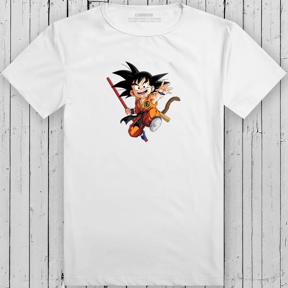

Son Goku Dragon Ball T-Shirt Cool Fashion Pop Anime Short Sleeve T-shirt Casual Style Print Unisex Tee