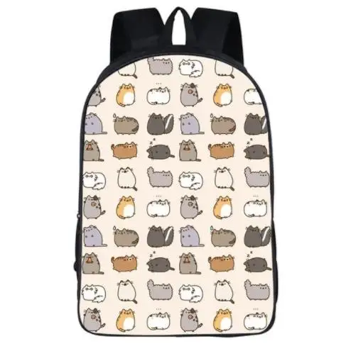 Милые детские школьные ранцы Pusheen рюкзаки с кошками для подростков дорожные