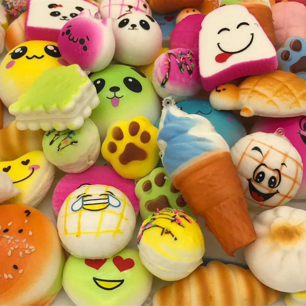 10/20/30 шт/упаковка сжимаемая игрушка Mochi медленно восстанавливающая форму