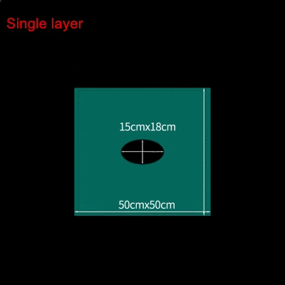 single 50 with hole