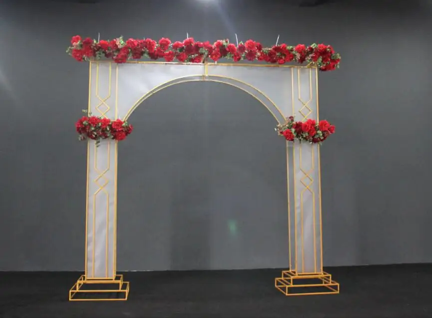 Новые свадебные проекты Tieyi ПВХ снятая Арка Свадебные ворота счастливые ворота сценическое украшение
