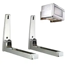 Heavy Duty Folding Shelf Brackets Support Frame Steel Foldable Stretch Shelf Rack Microwave Oven Wall Mount Bracket