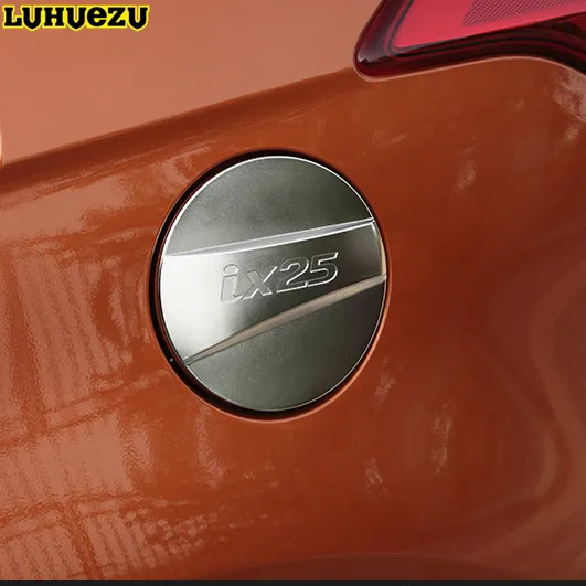 Крышка топливного бака Luhuezu хромированная крышка газового для Hyundai Creta IX25
