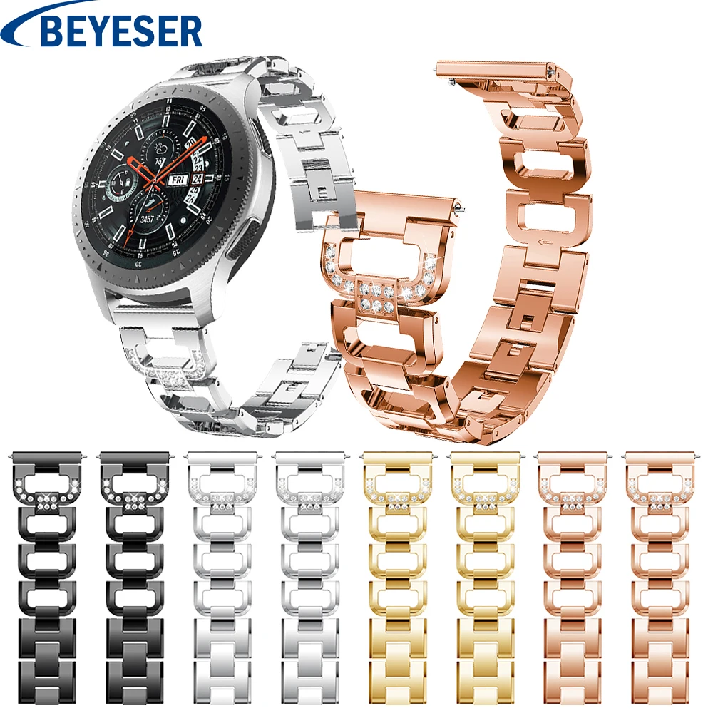 Accessories For Samsung Galaxy Watch 46mm Luxury Stainless Steel