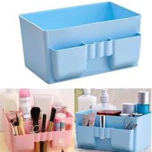 Creative Clear Plastic Home Office Desktop Storage Boxes Large-capacity Toiletry Sundry Jewelry Organizer Case Makeup Tool Kit