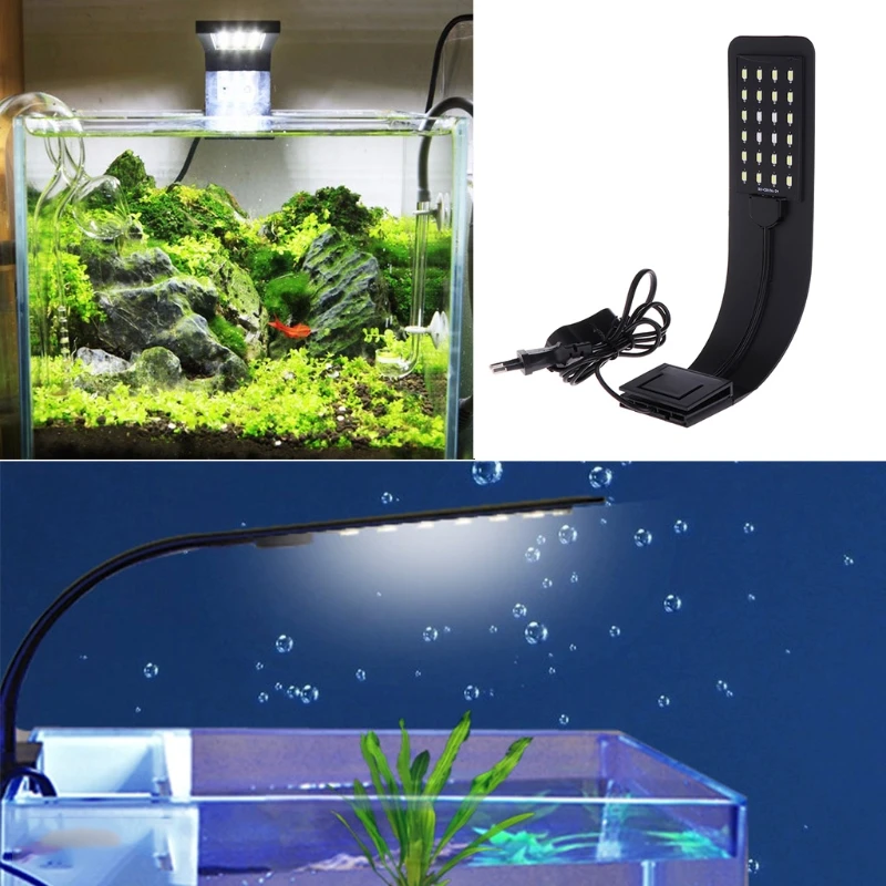 Quality 10W High Brightness Aquarium Fish Tank 5730 LED Light Energy-Saving Lamp EU Plug Sep26 - AliExpress