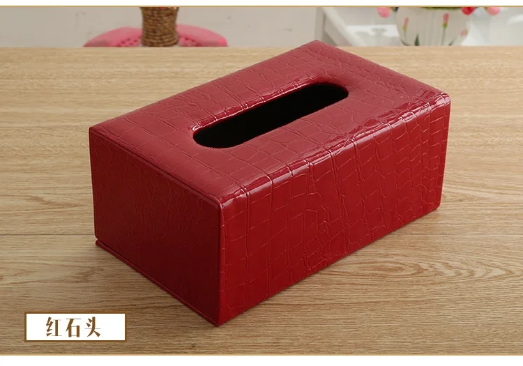 OUSSIRRO коробка для салфеток Европейский Стиль Домашний контейнер для салфеток полотенце держатель для салфеток чехол для офиса украшение дома - Цвет: 18