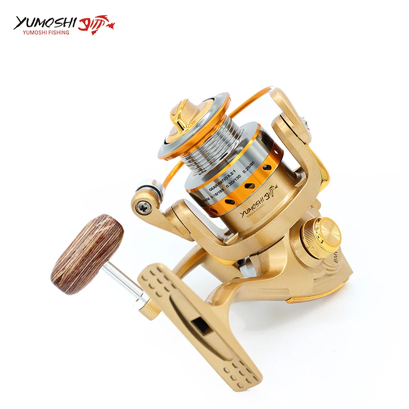 Fiação de Pesca Lidar com 13 + 1bb Metal Spinning Reel Fishing 9000 Esquerda - Direita 4.1: 1 Alta Velocidade Qualidade Carretel 8000 9 1 Alta Velocidade Fishing Reel alta Qualidade Fiação De Pesca Carretel
