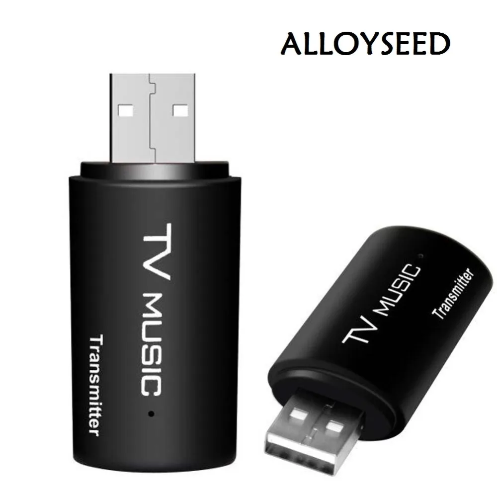 ALLOYSEED Bluetooth Transmitter Receiver Audio Music Transmitte A2DP Music Stereo Dongle Adapter For iPod TV Mp4