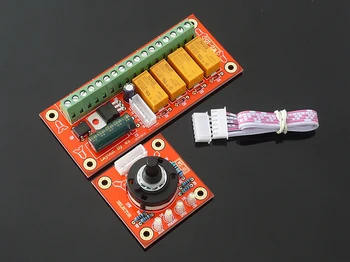 

NEW WZ-15 Assembled 4 Way Audio Source Switch Board Relay type Four (2-4) Audio Signal Selection