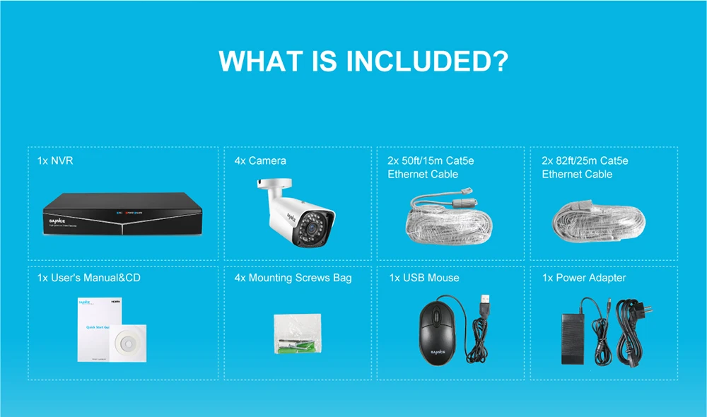 Sistema de Segurança Impermeável ao ar Sannce Hdmi Poe Nvr Kit Cctv 2mp ir Ip66 Livre Câmera ip Plug & Paly Conjunto Vigilância Vídeo 4ch 1080 p 12 Sistema de vigilância