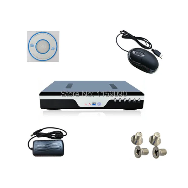 4CH 960 H DVR IP сети Камера Регистраторы H.264 CCTV NVR в режиме реального времени Запись мульти-языковой