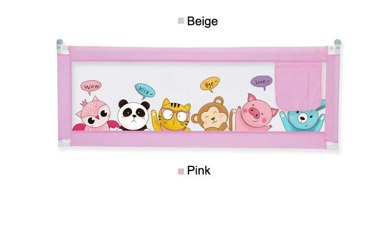 Baby Safety Cartoon Bed Rail Lift Function Baby Infant Playing Fence Toddler Playpens Parc Para Bebe Barandal Seguridad Cama