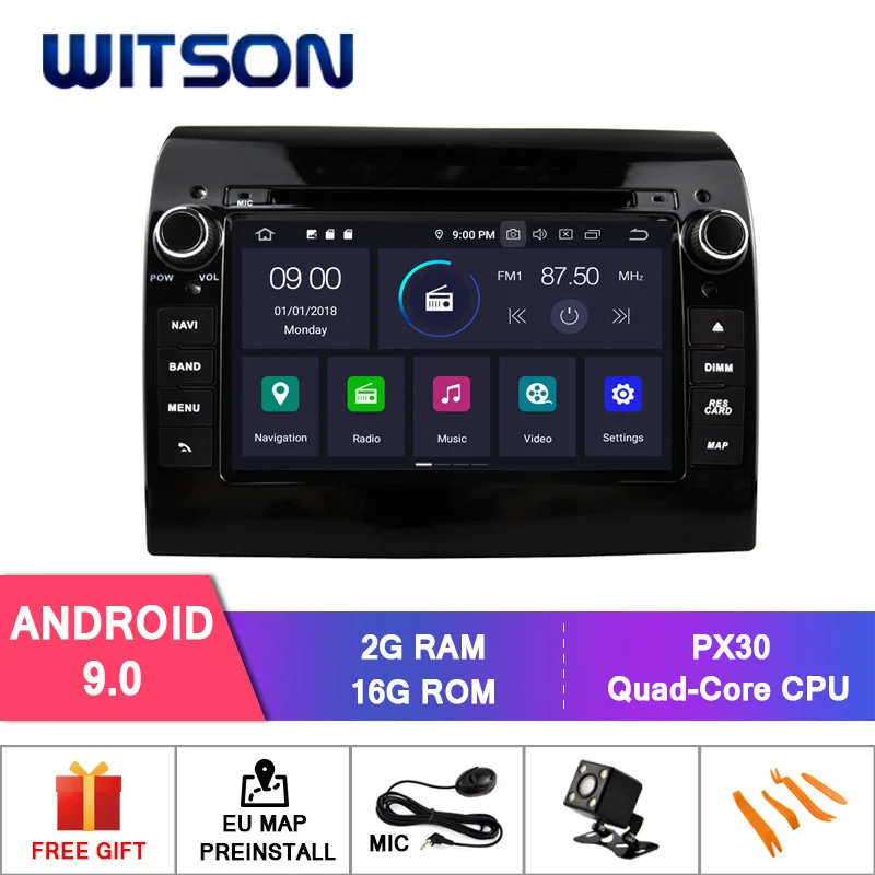 Flash Deal Germany Stock ! WITSON PX5 Android 9.0 CAR DVD GPS for FIAT DUCATO CAR AUDIO RADIO 4GB RAM+64GB FLASH 8 Octa Core+DVR/WIFI+DAB 1