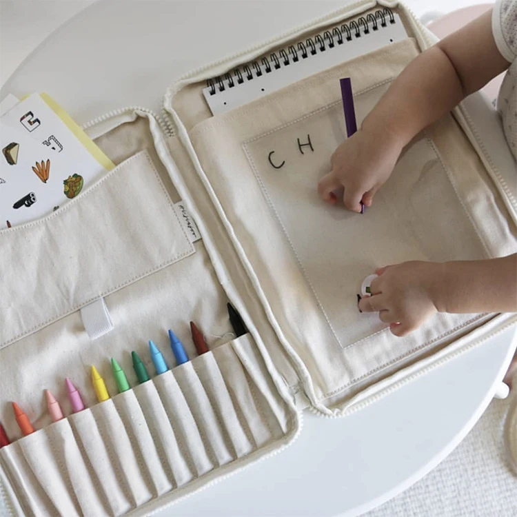 Canvas-Coloring-Books-Organizer-Drawing-Board-Pouch-Children-Stationery-Crayon-Oyuncak-Kids-Craft-Accessories-Toys-for-Children-06