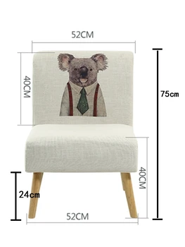 

Single Small Sofa Chair Small Apartment Simple Leisure Lazy Living Room Balcony Bedroom Room Single Simple Modern