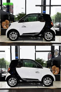 

2pcs car side sticker For Mercedes benz AMG Smart