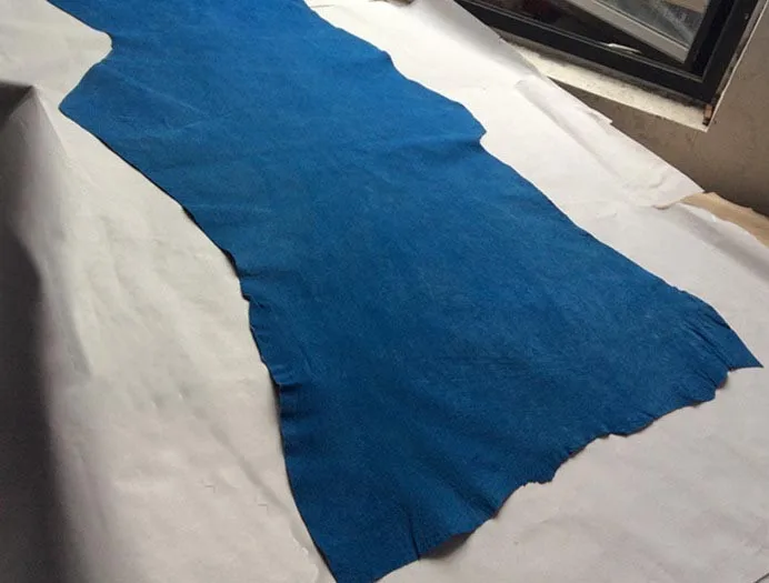 blue-Genuine-pig-split-leather-material-whole-piece