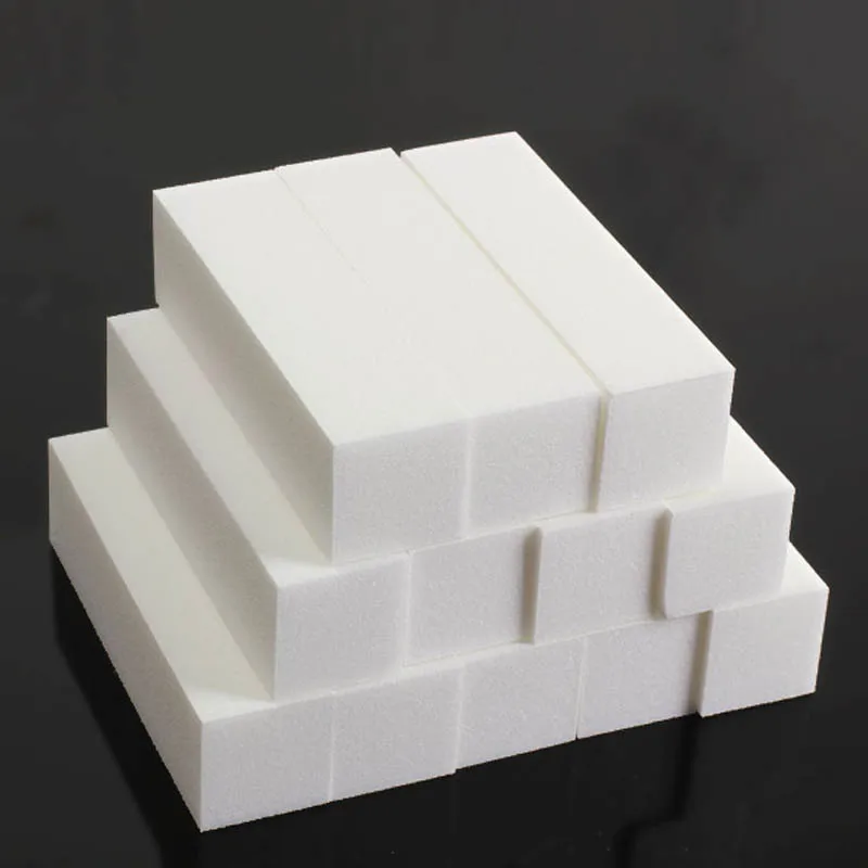

12 Pcs White Sanding Sponge Nail File Buffer Block for UV Gel Nail Polish DIY Nail Art Manicure PedicureNail Buffers NShopping