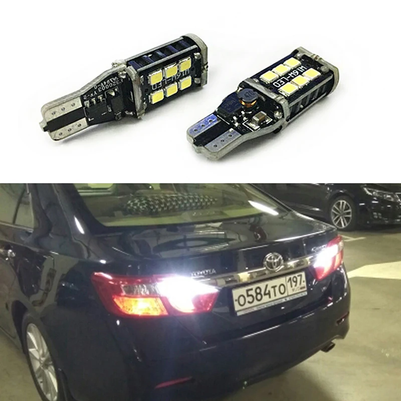 2x T15 светодиодный лампы W16W Canbus заднего хода автомобиля светильник для Защитные