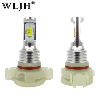 

WLJH 2x PSX24W Car Fog Light LED Bulb 2504 LED Daytime Running Lamp LEDs For Volkswagen Dodge Mini Cooper 12V 24V High Bright