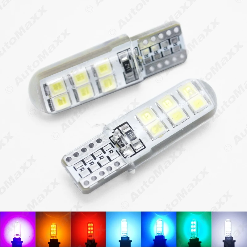 4 шт. автомобиль T10 194 168 W5W 2835 Чип 12SMD кварцевая Автомобильная LED дверь Лицензия
