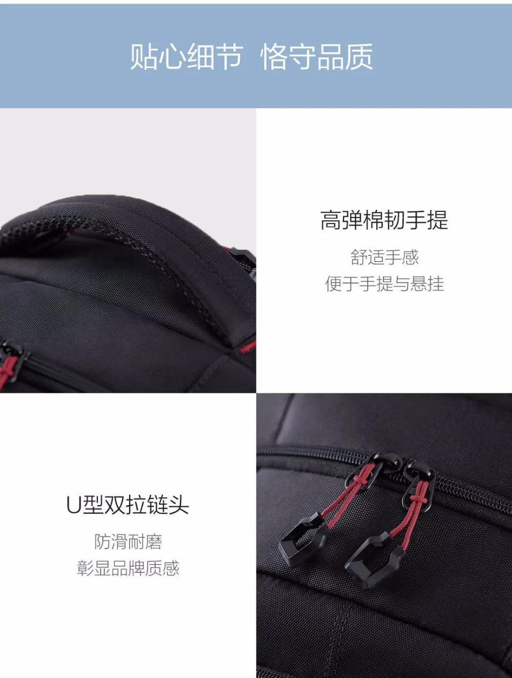 Xiaomi UREVO 25L large capacity men's backpack men's 15inch computer bag waterproof travel bag multi-function backpack bag (10)