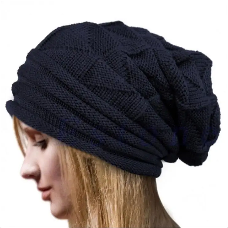 Men Women Slouchy Alfa-Romeo-Sports-car-Giulia-SUV Winter Long Oversized Beanie Knit Cap Stretchy Slouch Beanie Hat