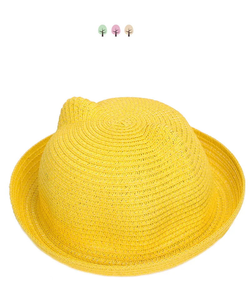 Новая соломенная шляпа ручной работы, 16 цветов, детская соломенная шляпа, летняя крутая шляпа для прогулок, для маленьких мужчин и женщин, с