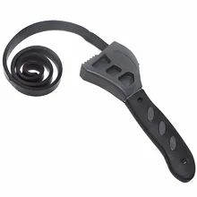 Универсальный гаечный ключ с резиновым ремешком для масляного фильтра, регулируемый гаечный ключ с ремнем 50 см, многофункциональный инструмент для ремонта автомобиля