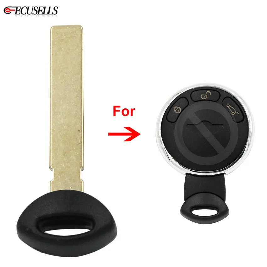 

New Replacement 3 Button Remote Smart Key Fob Uncut Blank Blade for BMW Mini R55 R56 R57 R58 R59 R60 One Cooper Cooper S