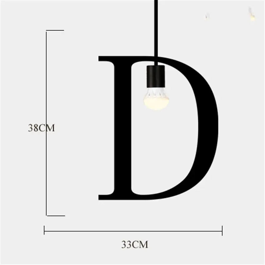 Подвесной светодиодный металлический подвесной светильник в скандинавском стиле для столовой, бара, свадьбы, домашнего декора, Подвесная лампа, освещение лестницы, светильники - Цвет корпуса: D