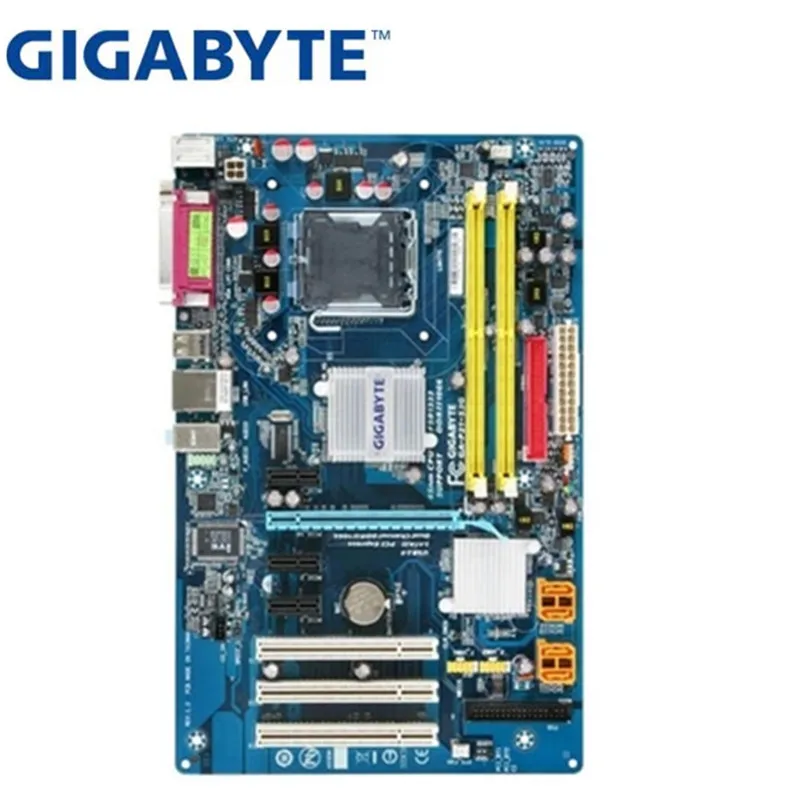 GIGABYTE GA-P31-S3G рабочего Материнская плата P31 разъем LGA 775 для Core 2 DDR2 4G mикро ATX