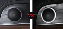 For Mercedes-Benz E Class W213 2016 2017 2018 Abs Inner Interior Car Speaker Audio Ring Trims 4pcs