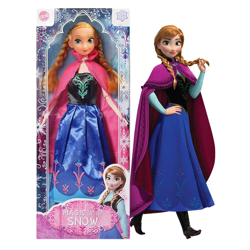 Disney Authentic Frozen Snow Doll Girl Stuffed Toys Elsa Anna Princess Plush Doll Dressing Toy Kids Cartoon Birthday Gift Child Disney Authentic Frozen Snow Doll Girl Stuffed Toys Elsa Anna Princess Plush Doll Dressing Toy Kids Cartoon Birthday Gift Child