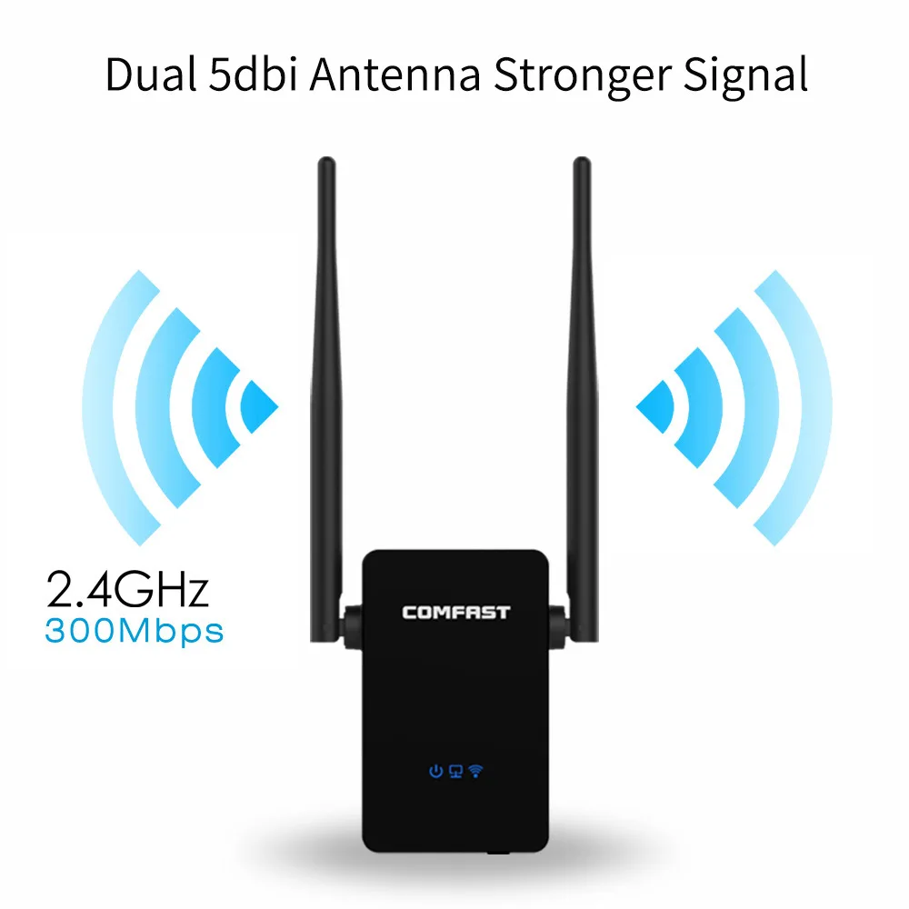 

Comfast 300Mbps CF-WR302S Wireless WIFI Router WIFI Repeater Booster Extender Home Network 802.11b/g/n RJ45 Wilreless Wi-fi