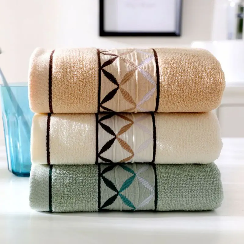 2 Strips Towel Fabric Soft Double sided Limited Stock Cotton Wash Towel