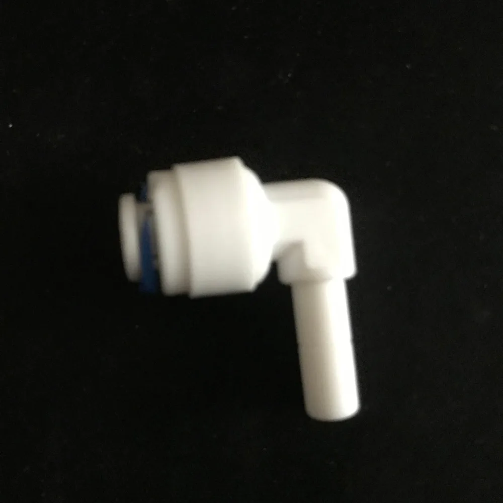 

1/4" x 3/8" Elbow Stem Plastic Water Quick Fitting For Ro Filter