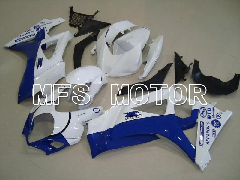 

For Suzuki GSXR 1000 K7 2007 2008 Injection ABS Fairing Kits GSXR1000 K7 07 08 - Jordan - White/Blue