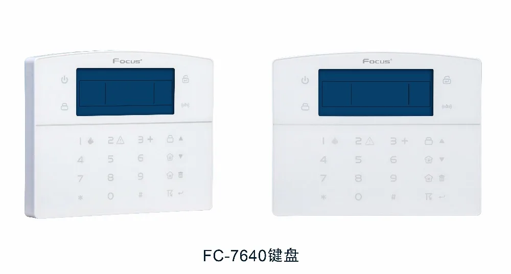 12 В DC Проводная клавиатура для FC-7640 TCP/IP GSM GPRS Сигнализация промышленная сигнализация с проводной зоны