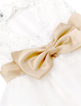 2020 Brand New Flower Girl Dresses White/Ivory Real Party Pageant Communion Dress Little Girls Kids/Children Dress for Wedding 5