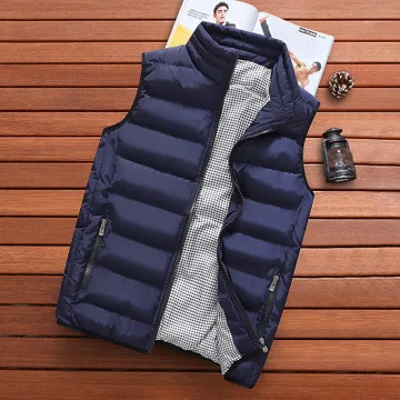 Goede Merk Kleding Vest Jas Heren Nieuwe Herfst Warm Mouwloze Jas Mannelijke Winter Toevallige Vest Mannen Vest Plus Size Veste Homme