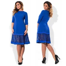 Новинка 5XL 6XL, большие размеры,, летнее платье большого размера, синее, красное, черное, повседневное, элегантное, кружевное платье с дырочками размера плюс, женская одежда