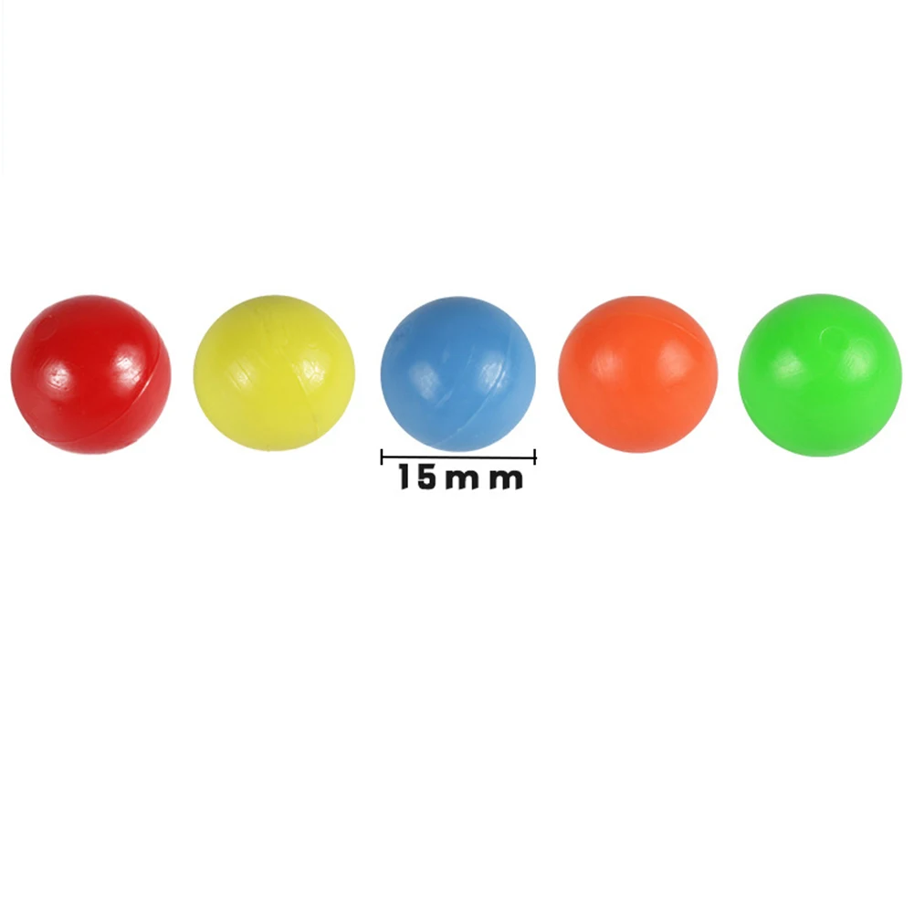 100Pcs 15mm Solid Children Counting Solid Balls Toy School Mathematics Teaching Aids Math Learning Tool Educational Toy gift