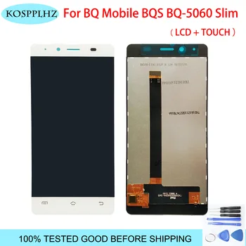 

White 1280*720 5.0 inch For BQ BQS-5060 BQS 5060 LCD Display And Touch Screen assembly Replacement +Tools