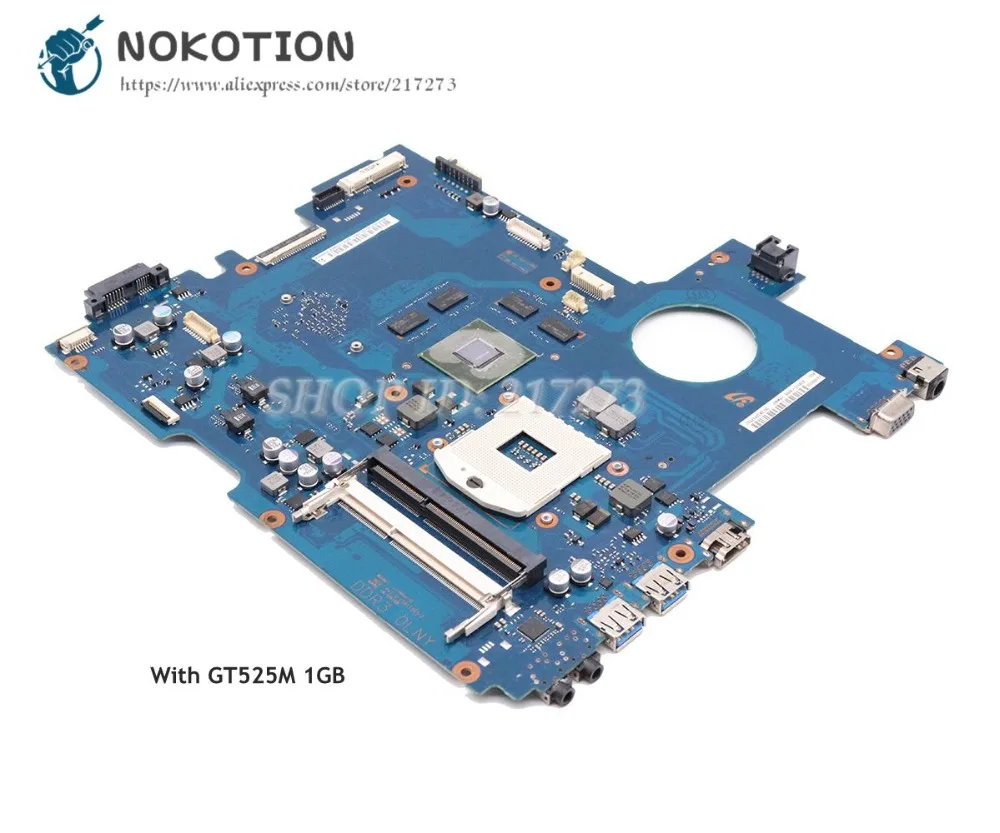 NOKOTION для Samsung RC420 RC520 RC720 RC512 материнская плата ноутбука HM65 GT525M 1 ГБ BA92-07642A BA92-07642B